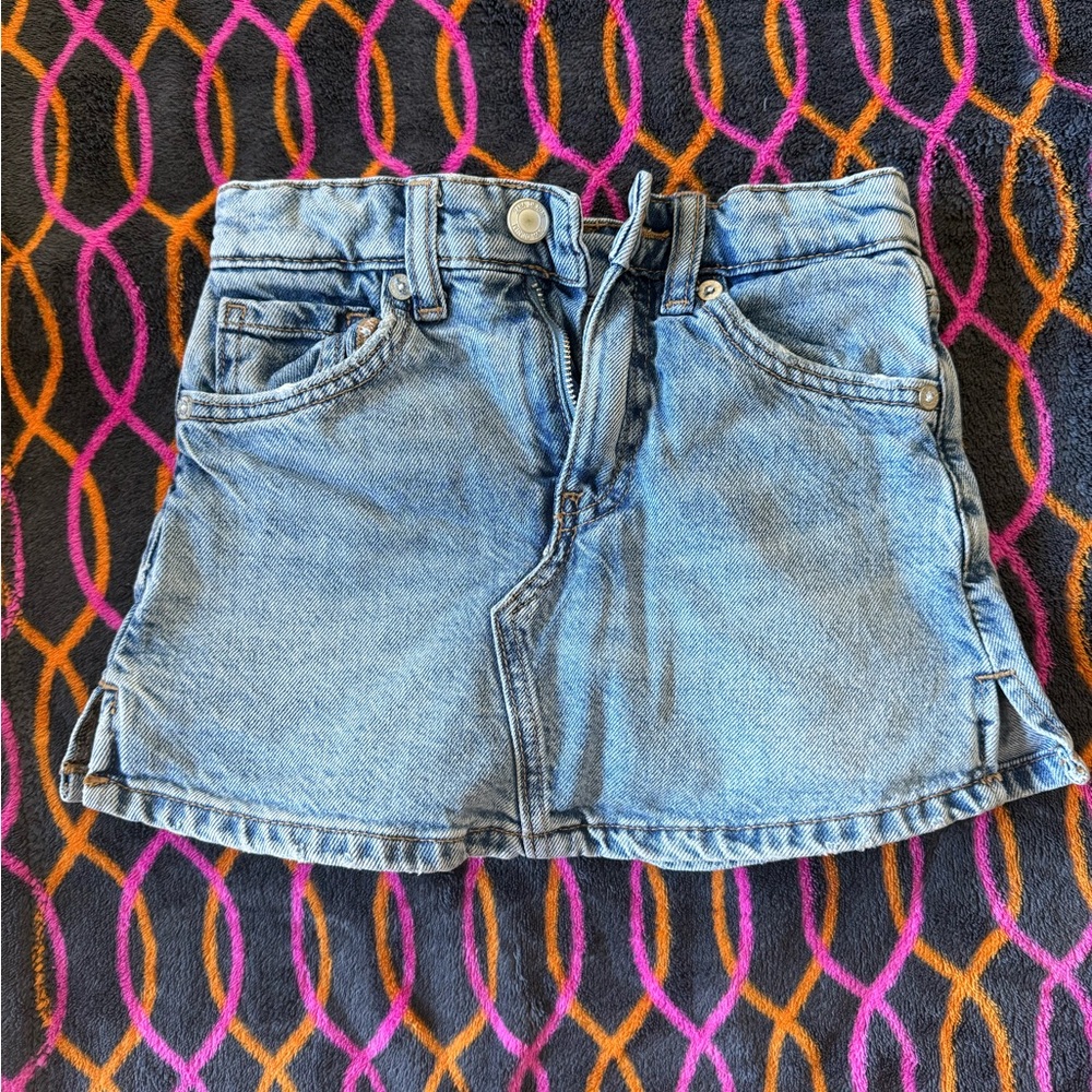 Stylish Zara Denim Mini Skort